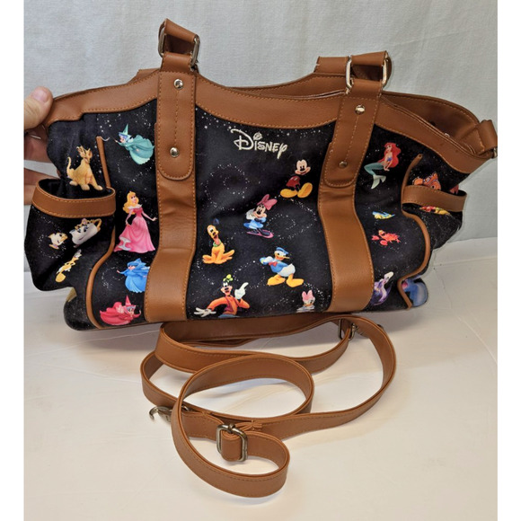 The Bradford Exchange Disney Carry The Magic Tote Bag Tinker Bell Charm - Picture 1 of 16